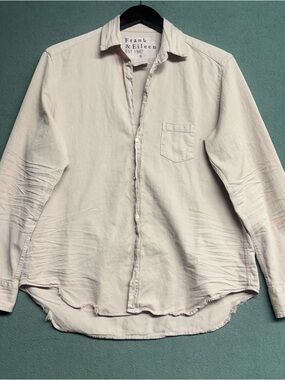Frank & Eileen Button Up Shirt Pale Pink Color Size S ***See Description***